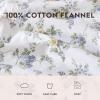 imageLaura Ashley  Queen Sheet Set Cotton Flannel Bedding Brushed for Extra Softness ampamp Comfort Evie Pink QueenLe Fleur Cottage MultiWhite