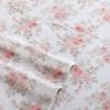 imageLaura Ashley  Queen Sheet Set Cotton Flannel Bedding Brushed for Extra Softness ampamp Comfort Evie Pink QueenLisalee PinkGrey