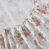 imageLaura Ashley  Queen Sheet Set Cotton Flannel Bedding Brushed for Extra Softness ampamp Comfort Evie Pink QueenLisalee PinkGrey