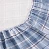 imageLaura Ashley  Queen Sheet Set Cotton Flannel Bedding Brushed for Extra Softness ampamp Comfort Evie Pink QueenMulholland Plaid Blue