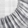 imageLaura Ashley  Queen Sheet Set Cotton Flannel Bedding Brushed for Extra Softness ampamp Comfort Evie Pink QueenMulholland Plaid Grey