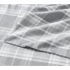 imageLaura Ashley  Queen Sheet Set Cotton Flannel Bedding Brushed for Extra Softness ampamp Comfort Evie Pink QueenMulholland Plaid Grey