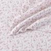 imageLaura Ashley  Queen Sheet Set Cotton Flannel Bedding Brushed for Extra Softness ampamp Comfort Evie Pink QueenPaisley Prance Pink