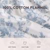 imageLaura Ashley  Queen Sheet Set Cotton Flannel Bedding Brushed for Extra Softness ampamp Comfort Evie Pink QueenVanessa Blue