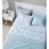 imageLaura Ashley  Queen Sheet Set Cotton Flannel Bedding Brushed for Extra Softness ampamp Comfort Evie Pink QueenVanessa Blue