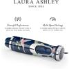 imageLaura Ashley 150W Immersion Blender Handheld  4 in 1 Electric Hand Blender for Kitchen with Durable Stainless Steel Blades Whisk ampamp 300ml Mixing Pouring Cup  2 Speed Modes Hand Held Stick BlenderElveden Navy