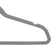 imageLaura Ashley 25 Pack Slim Velvet Hangers Durable  Strong Plastic  Slim  Keeps Shape  Closet Organization  Heather Grey  Holds 10lbs  Holds ShapeHeather Grey