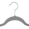 imageLaura Ashley 25 Pack Slim Velvet Hangers Durable  Strong Plastic  Slim  Keeps Shape  Closet Organization  Heather Grey  Holds 10lbs  Holds ShapeHeather Grey