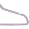 imageLaura Ashley 25 Pack Slim Velvet Hangers Durable  Strong Plastic  Slim  Keeps Shape  Closet Organization  Heather Grey  Holds 10lbs  Holds ShapeLavender