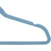 imageLaura Ashley 25 Pack Slim Velvet Hangers Durable  Strong Plastic  Slim  Keeps Shape  Closet Organization  Heather Grey  Holds 10lbs  Holds ShapeLight Blue