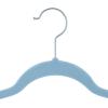 imageLaura Ashley 25 Pack Slim Velvet Hangers Durable  Strong Plastic  Slim  Keeps Shape  Closet Organization  Heather Grey  Holds 10lbs  Holds ShapeLight Blue