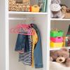 imageLaura Ashley 25 Pack Slim Velvet Hangers Durable  Strong Plastic  Slim  Keeps Shape  Closet Organization  Heather Grey  Holds 10lbs  Holds ShapePink