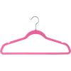 imageLaura Ashley 25 Pack Slim Velvet Hangers Durable  Strong Plastic  Slim  Keeps Shape  Closet Organization  Heather Grey  Holds 10lbs  Holds ShapePink