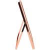 imageLaura Ashley 2x3 Silver Bamboo Metal Picture Frame Vertical with PullOut Easel Stand Made for Tabletop Counterspace Shelf and Desk 2x3 SilverRose Gold