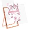 imageLaura Ashley 2x3 Silver Bamboo Metal Picture Frame Vertical with PullOut Easel Stand Made for Tabletop Counterspace Shelf and Desk 2x3 SilverRose Gold
