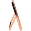 imageLaura Ashley 2x3 Silver Bamboo Metal Picture Frame Vertical with PullOut Easel Stand Made for Tabletop Counterspace Shelf and Desk 2x3 SilverRose Gold
