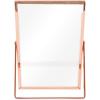 imageLaura Ashley 2x3 Silver Bamboo Metal Picture Frame Vertical with PullOut Easel Stand Made for Tabletop Counterspace Shelf and Desk 2x3 SilverRose Gold