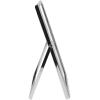 imageLaura Ashley 2x3 Silver Rope Metal Picture Frame Vertical with PullOut Easel Stand Made for Tabletop Counterspace Shelf and Desk 2x3 SilverSilver