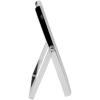 imageLaura Ashley 2x3 Silver Rope Metal Picture Frame Vertical with PullOut Easel Stand Made for Tabletop Counterspace Shelf and Desk 2x3 SilverSilver