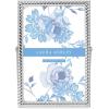 imageLaura Ashley 2x3 Silver Rope Metal Picture Frame Vertical with PullOut Easel Stand Made for Tabletop Counterspace Shelf and Desk 2x3 SilverSilver