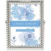 imageLaura Ashley 2x3 Silver Rope Metal Picture Frame Vertical with PullOut Easel Stand Made for Tabletop Counterspace Shelf and Desk 2x3 SilverSilver