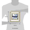 imageLaura Ashley 8x10 Champagne Mirror Bead Picture Frame Classic Mirrored Frame with Beaded Border WallMountable Made for Tabletop Display Photo Gallery and Wall Art 8x10 ChampagneGold