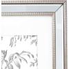 imageLaura Ashley 8x10 Champagne Mirror Bead Picture Frame Classic Mirrored Frame with Beaded Border WallMountable Made for Tabletop Display Photo Gallery and Wall Art 8x10 ChampagneChampagne