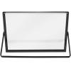 imageLaura Ashley 8x10 Rose Gold Flat Metal Picture Frame Vertical with PullOut Easel Stand Made for Tabletop Counterspace Shelf and DeskBlack