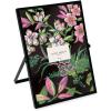 imageLaura Ashley 8x10 Rose Gold Flat Metal Picture Frame Vertical with PullOut Easel Stand Made for Tabletop Counterspace Shelf and DeskBlack