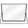 imageLaura Ashley 8x10 Rose Gold Flat Metal Picture Frame Vertical with PullOut Easel Stand Made for Tabletop Counterspace Shelf and DeskBlack