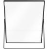 imageLaura Ashley 8x10 Rose Gold Flat Metal Picture Frame Vertical with PullOut Easel Stand Made for Tabletop Counterspace Shelf and DeskBlack