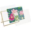 imageLaura Ashley 8x10 Rose Gold Flat Metal Picture Frame Vertical with PullOut Easel Stand Made for Tabletop Counterspace Shelf and DeskGold