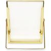 imageLaura Ashley 8x10 Rose Gold Flat Metal Picture Frame Vertical with PullOut Easel Stand Made for Tabletop Counterspace Shelf and DeskGold