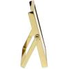 imageLaura Ashley 8x10 Rose Gold Flat Metal Picture Frame Vertical with PullOut Easel Stand Made for Tabletop Counterspace Shelf and DeskGold