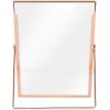imageLaura Ashley 8x10 Rose Gold Flat Metal Picture Frame Vertical with PullOut Easel Stand Made for Tabletop Counterspace Shelf and DeskRose Gold