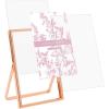 imageLaura Ashley 8x10 Rose Gold Flat Metal Picture Frame Vertical with PullOut Easel Stand Made for Tabletop Counterspace Shelf and DeskRose Gold