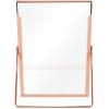 imageLaura Ashley 8x10 Rose Gold Flat Metal Picture Frame Vertical with PullOut Easel Stand Made for Tabletop Counterspace Shelf and DeskRose Gold