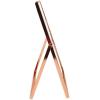 imageLaura Ashley 8x10 Rose Gold Flat Metal Picture Frame Vertical with PullOut Easel Stand Made for Tabletop Counterspace Shelf and DeskRose Gold