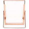 imageLaura Ashley 8x10 Rose Gold Flat Metal Picture Frame Vertical with PullOut Easel Stand Made for Tabletop Counterspace Shelf and DeskRose Gold