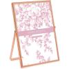 imageLaura Ashley 8x10 Rose Gold Flat Metal Picture Frame Vertical with PullOut Easel Stand Made for Tabletop Counterspace Shelf and DeskRose Gold