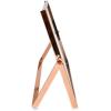 imageLaura Ashley 8x10 Rose Gold Flat Metal Picture Frame Vertical with PullOut Easel Stand Made for Tabletop Counterspace Shelf and DeskRose Gold