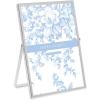 imageLaura Ashley 8x10 Rose Gold Flat Metal Picture Frame Vertical with PullOut Easel Stand Made for Tabletop Counterspace Shelf and DeskSilver