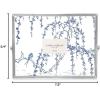 imageLaura Ashley 8x10 Rose Gold Flat Metal Picture Frame Vertical with PullOut Easel Stand Made for Tabletop Counterspace Shelf and DeskSilver