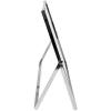 imageLaura Ashley 8x10 Rose Gold Flat Metal Picture Frame Vertical with PullOut Easel Stand Made for Tabletop Counterspace Shelf and DeskSilver