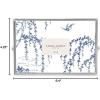 imageLaura Ashley 8x10 Rose Gold Flat Metal Picture Frame Vertical with PullOut Easel Stand Made for Tabletop Counterspace Shelf and DeskSilver