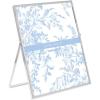 imageLaura Ashley 8x10 Rose Gold Flat Metal Picture Frame Vertical with PullOut Easel Stand Made for Tabletop Counterspace Shelf and DeskSilver