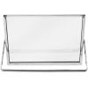 imageLaura Ashley 8x10 Rose Gold Flat Metal Picture Frame Vertical with PullOut Easel Stand Made for Tabletop Counterspace Shelf and DeskSilver