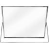 imageLaura Ashley 8x10 Rose Gold Flat Metal Picture Frame Vertical with PullOut Easel Stand Made for Tabletop Counterspace Shelf and DeskSilver