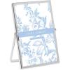 imageLaura Ashley 8x10 Rose Gold Flat Metal Picture Frame Vertical with PullOut Easel Stand Made for Tabletop Counterspace Shelf and DeskSilver