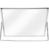 imageLaura Ashley 8x10 Rose Gold Flat Metal Picture Frame Vertical with PullOut Easel Stand Made for Tabletop Counterspace Shelf and DeskSilver